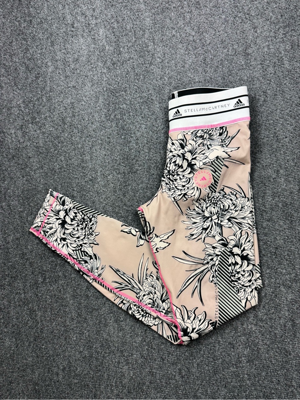 Adidas by Stella McCartney Pink Floral Leggings
